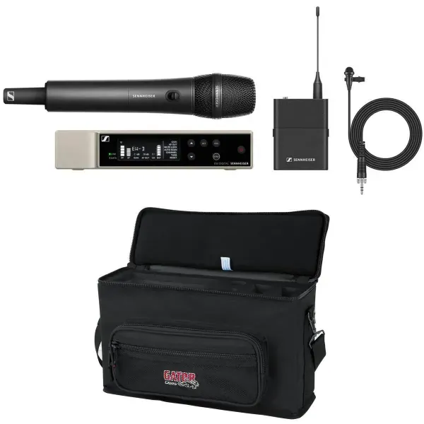 Sennheiser EW-D ME2/835-S Wireless Lav  Vocal Combo Set, Q1-6: 470-526MHz,w/Bag