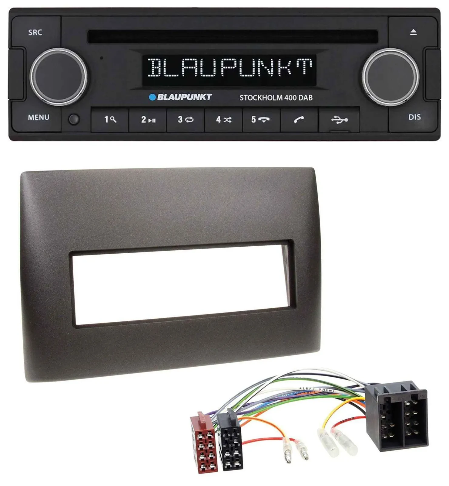 Blaupunkt MP3 Bluetooth DAB CD USB Autoradio für Fiat Stilo (192, 2001-2008)
