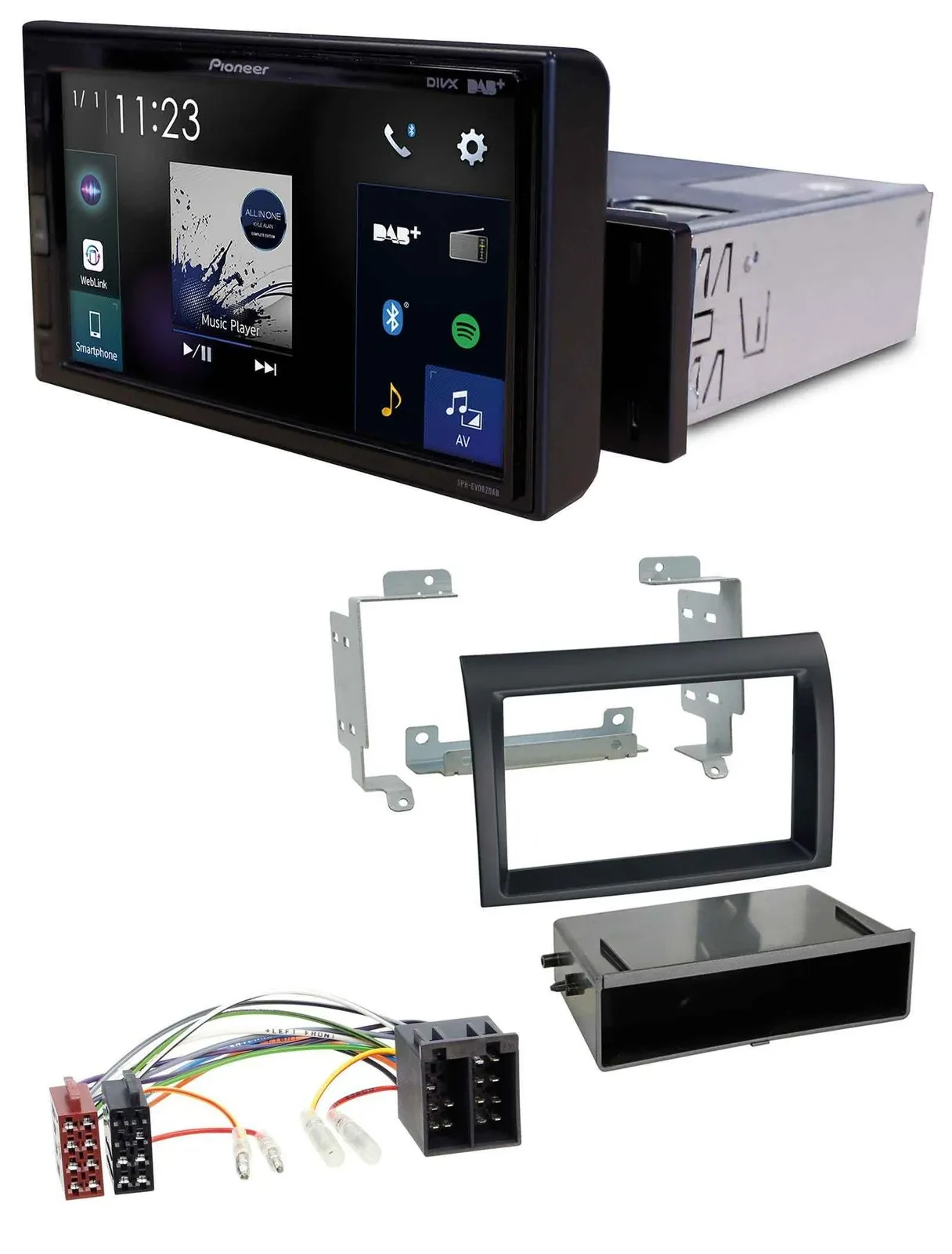 Pioneer DAB MP3 Bluetooth USB Autoradio für Citroen Jumper Fiat Ducato 06-11 sch