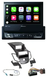 Pioneer DVD Bluetooth DAB USB MP3 Autoradio für Ford Fiesta 10-17 Display schwar