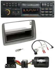 Blaupunkt USB DAB SD Lenkrad Bluetooth Autoradio für Alfa GT 147 Ablage silber