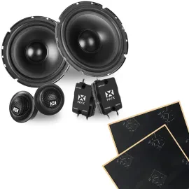 NVX NSP65KIT 200W RMS 6.5" N-Series 2-Way Component Speakers with Sound Damping