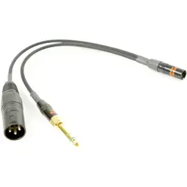 Remote Audio TA5M to 3.5mm TRS Unimatch Plug and XLR3M Breakout Cable, 9"