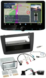 Kenwood Bluetooth DAB TMC 2DIN Lenkrad USB Navigation für Alfa Romeo Mito 08-14