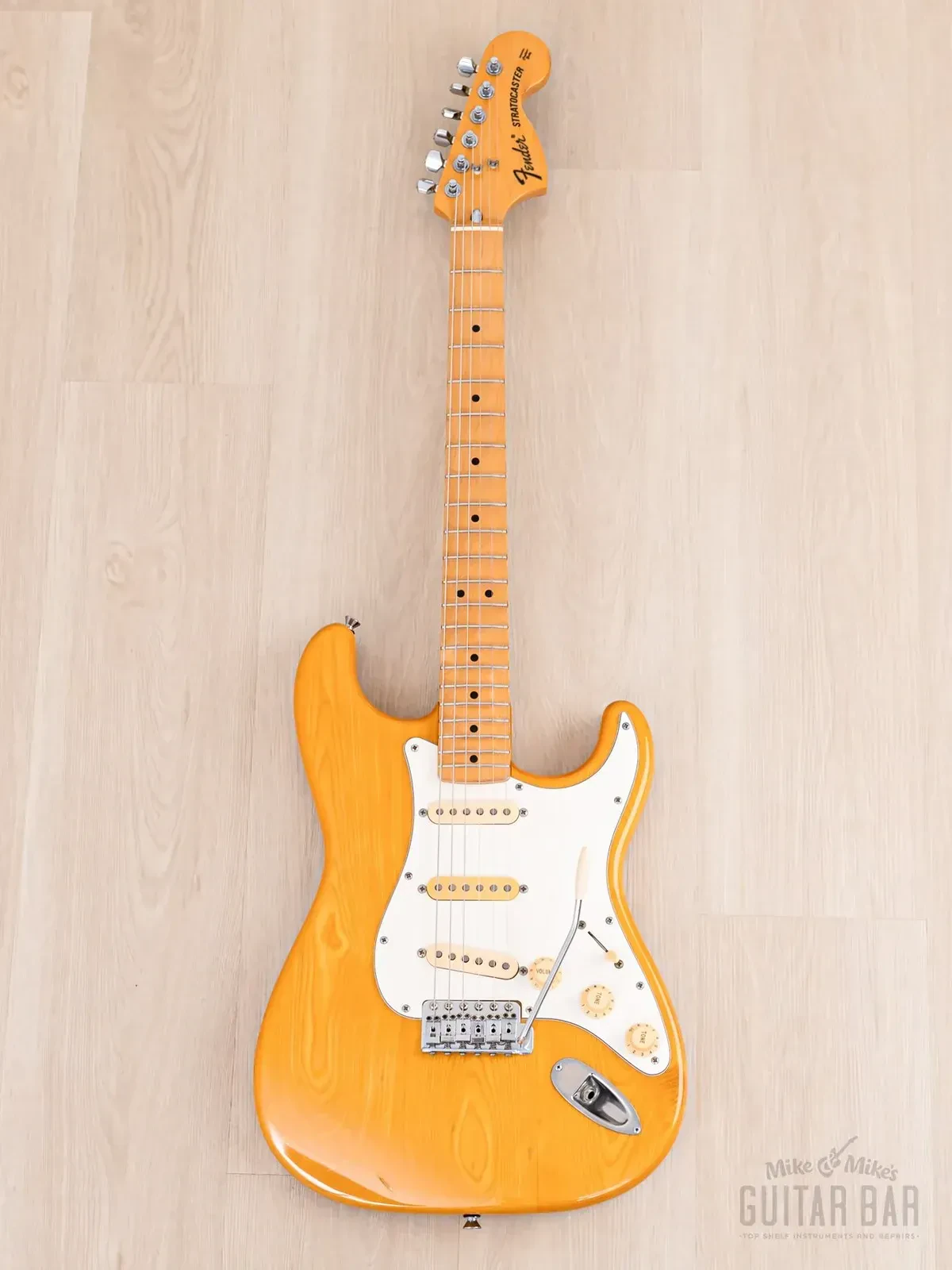Электрогитара Fender Stratocaster ST72-95DM SSS Natural Ash w/gigbag Japan 1988