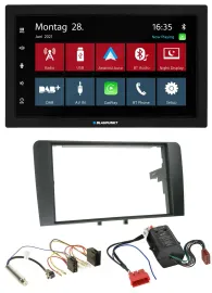 Автомагнитола Blaupunkt 2DIN Bluetooth DAB USB для Audi A3 (2003–2006) 8P, совместима с Bose активной системой