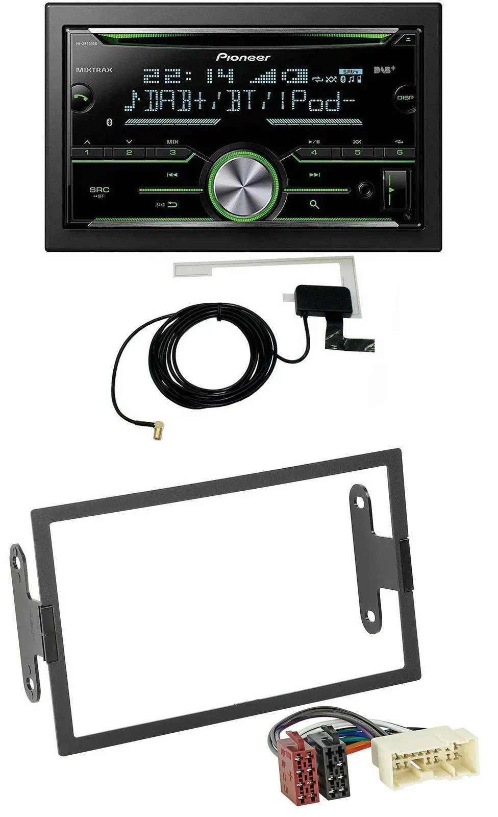 Pioneer CD USB MP3 Bluetooth 2DIN DAB Autoradio für Nissan Xterra 2000-2004