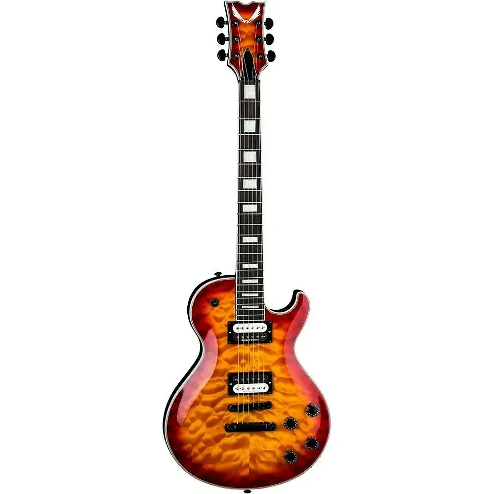 Электрогитара Dean Thoroughbred Select Quilt Top Transparent Cherry Burst