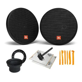JBL STAGE2634 80W RMS 6.5" Coaxial Speakers + Accessories