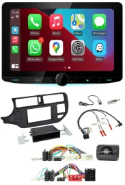 Kenwood Lenkrad USB DAB Bluetooth Autoradio für Kia Rio UB 2011-2015 schwarz