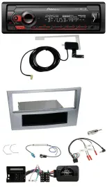 Pioneer DAB USB Lenkrad Bluetooth Autoradio für Opel Astra H Zafira B Corsa D ma