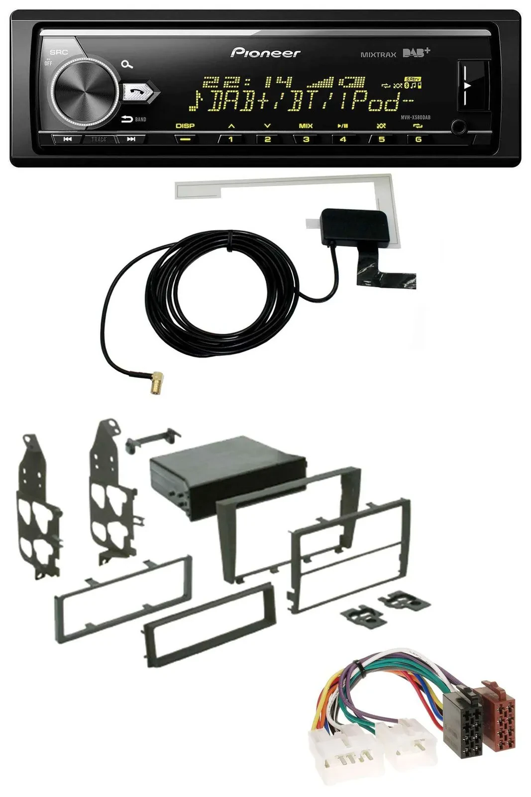 Автомагнитола для Lexus IS 300 (XE1, 2001–2005) Pioneer Bluetooth, DAB, USB, MP3