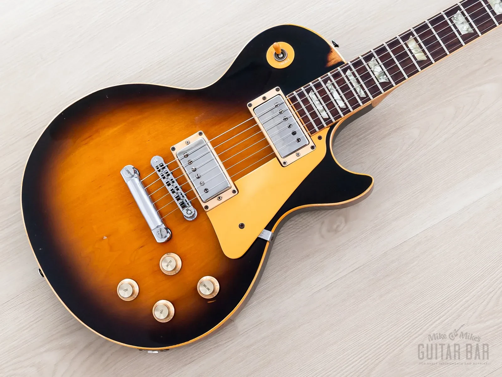 Б/У Электрогитара Gibson Les Paul Standard 1979 Tobacco Sunburst с хамбакерами T-Top и кейсом