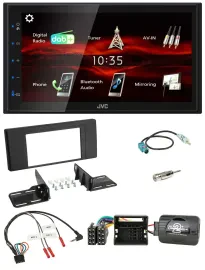 JVC USB Bluetooth Lenkrad DAB 2DIN Autoradio für Land Rover Range Rover Vogue 20
