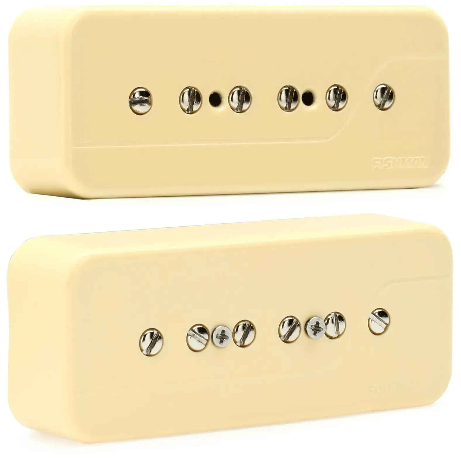 Комплект звукоснимателей для электрогитары Fishman Fluence P90 Greg Koch Signature Cream