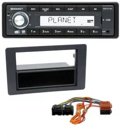 Continental MP3 AUX USB DAB 1DIN Autoradio für Saab 9.5 (ab 2005)
