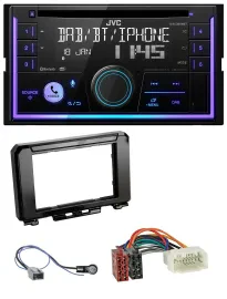 Автомагнитола для Suzuki Jimny GJ (с 2018) JVC 2-DIN, DAB, Bluetooth, CD, MP3, USB