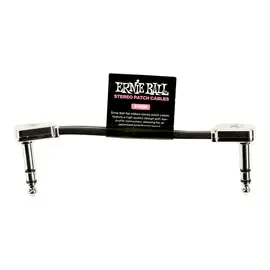 Патч-кабель инструментальный Ernie Ball 6407 Stereo 0,07 м