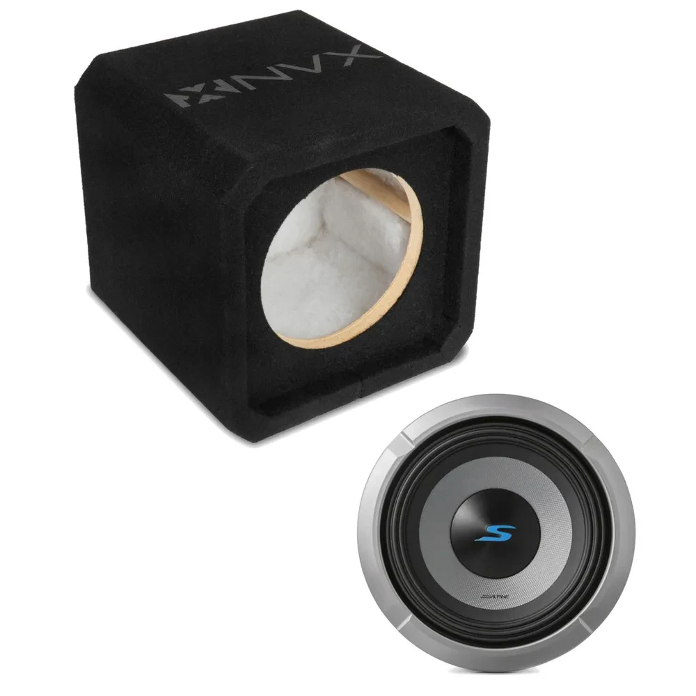 Сабвуфер пассивный для авто NVX NE81S 1x8", закрытый корпус, 3/4" МДФ