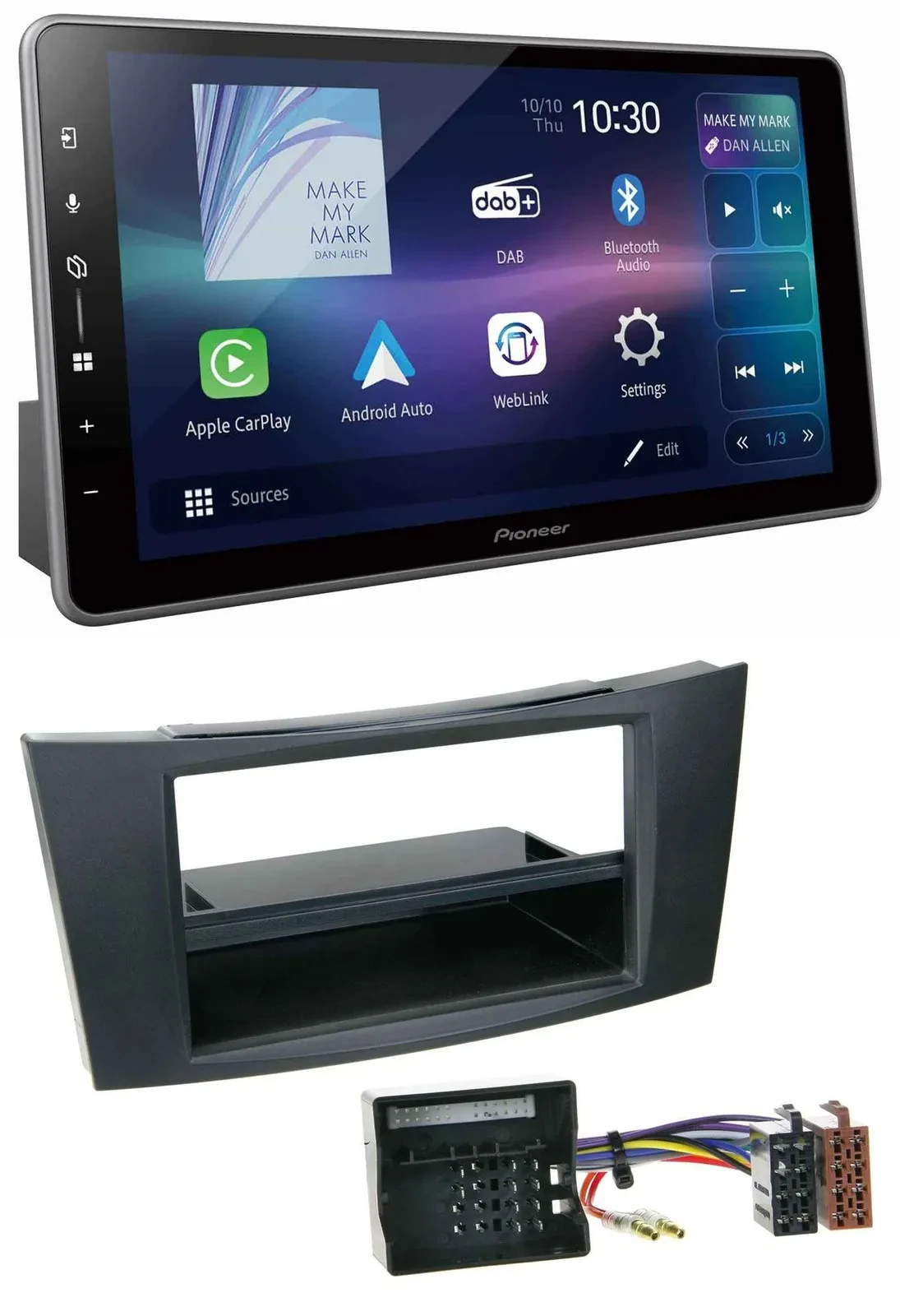 Автомагнитола для Mercedes E-Class W211 Pioneer Bluetooth, USB, DAB, MP3