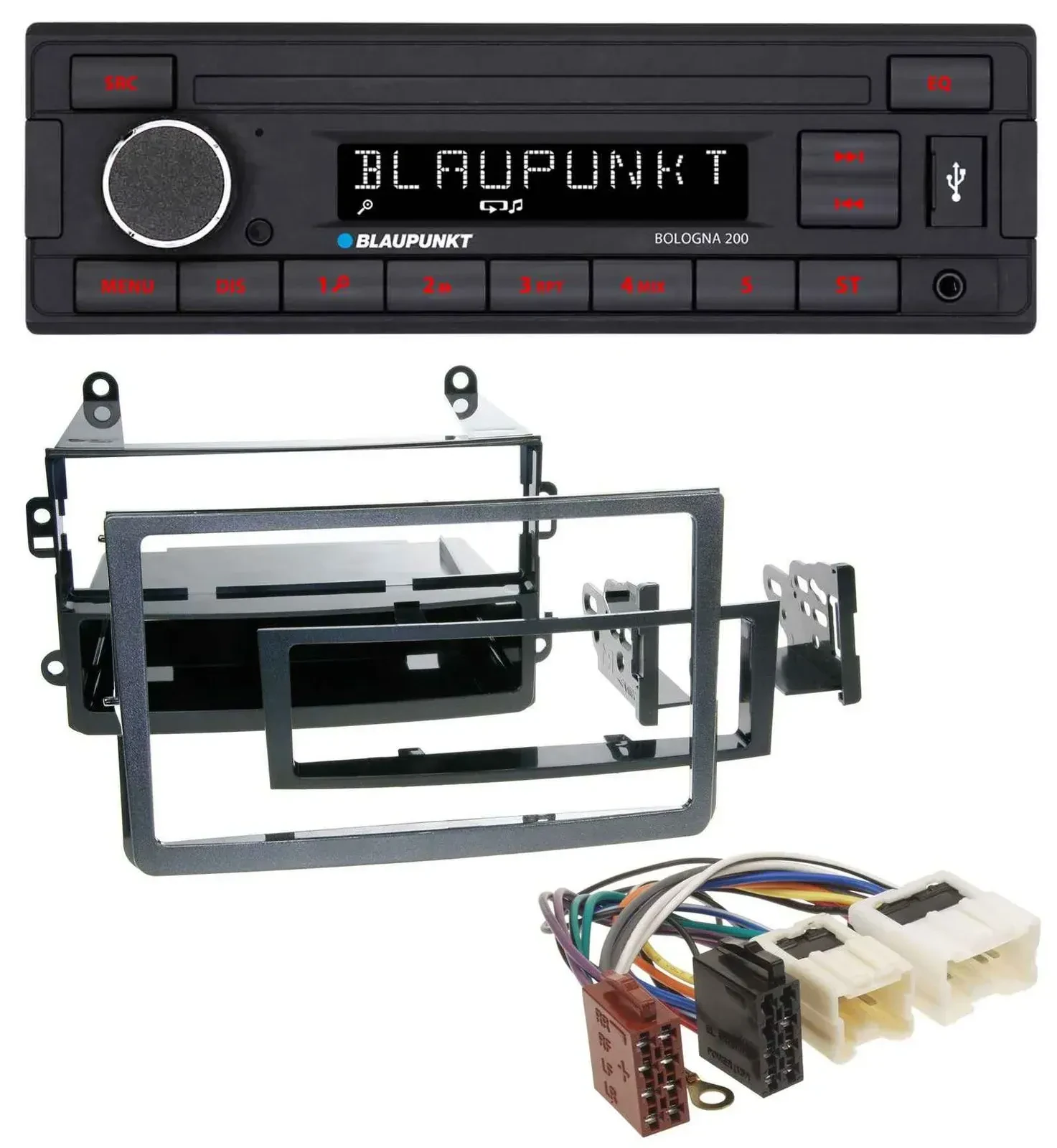 Автомагнитола для Nissan 350Z Blaupunkt 1-DIN, USB, AUX, MP3