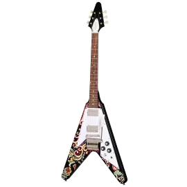 Электрогитара Epiphone Jimi Hendrix Love Drops Flying V Ebony