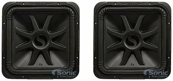 2) Kicker Solo-Baric L7S152 15" Solo-Baric L7 Series Car Audio Subwoofer