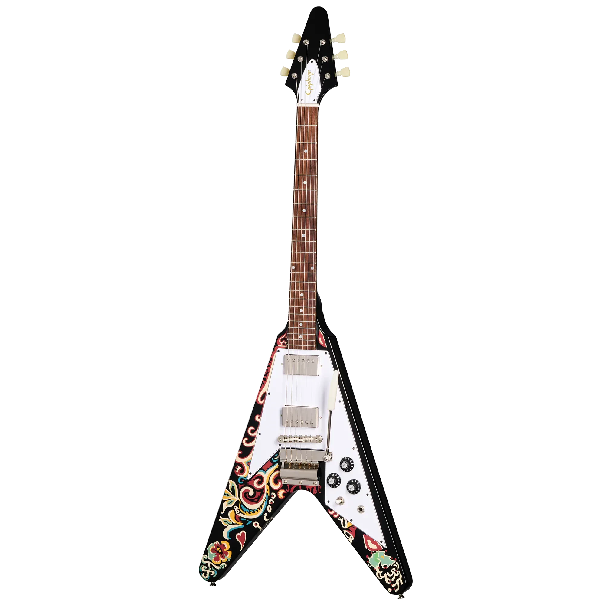 Электрогитара Epiphone Jimi Hendrix Love Drops Flying V Ebony