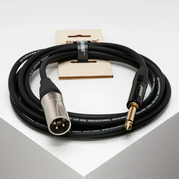 Коммутационный кабель SHNOOR IC124-XMJM-6m Black 6 м