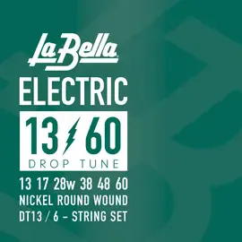 Струны для электрогитары La Bella DT13 Drop Tune 13-60