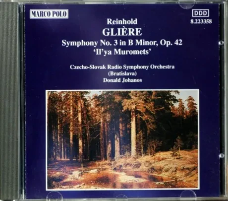 SLOVAK RADIO SYMPHONY ORCHESTRA / DONALD JOHANOS - Gliere: Symphony No. 3 In B Minor,  Op. 42,  Il'Ya Muromets (CD)