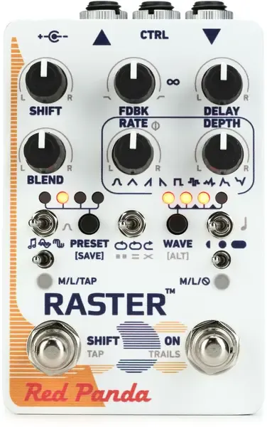 Педаль эффектов для электрогитары Red Panda Raster 2 Digital Delay Pedal