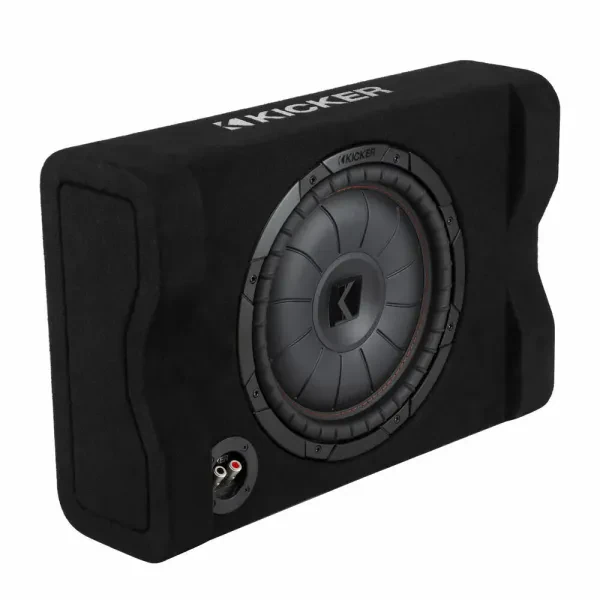 Kicker 48CVTDF122 800W Max 12" 2-Ohm Car Subwoofer in Down Firing Enclosure