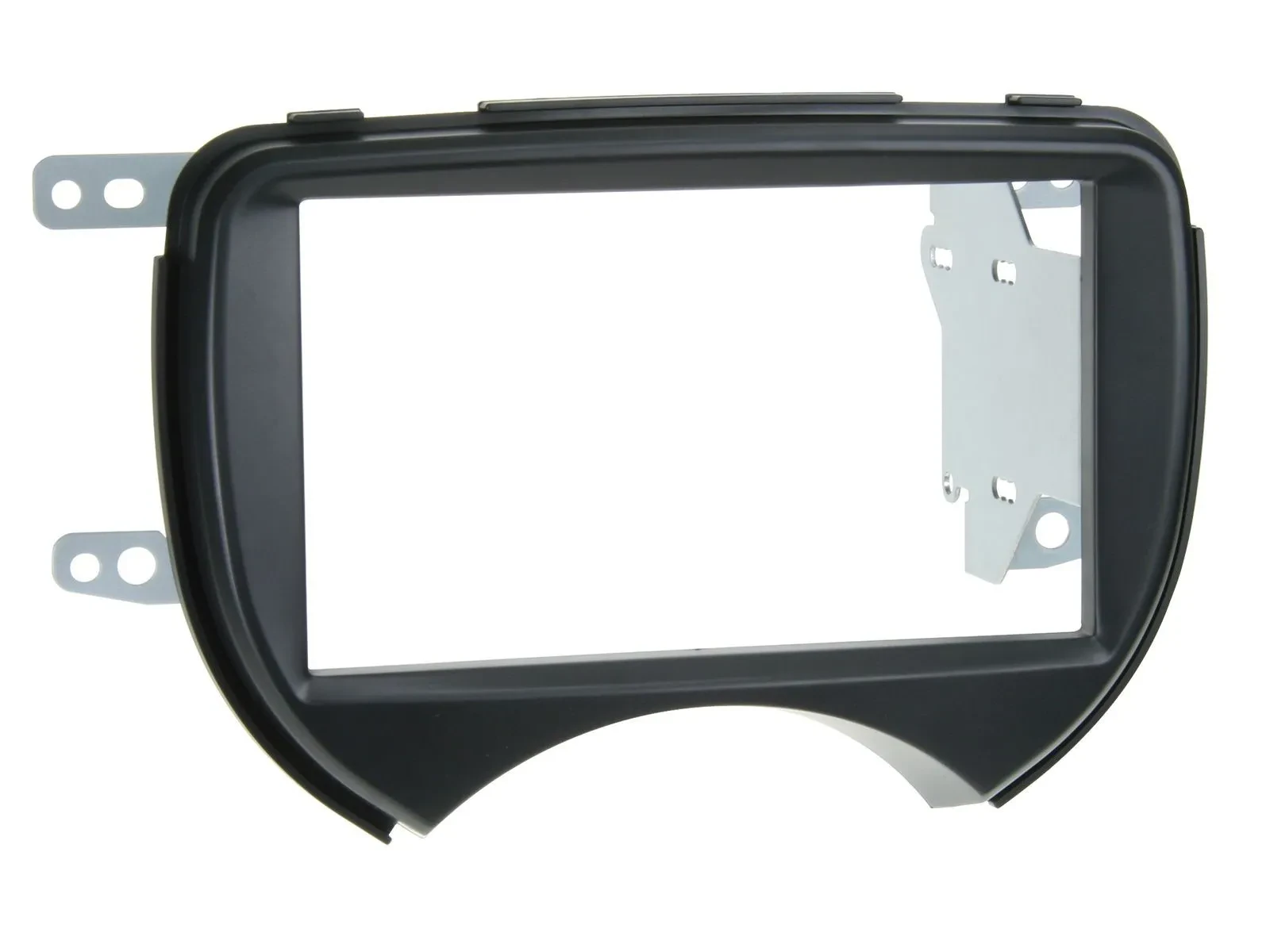 Radioblende Doppel DIN Autoradio für Nissan Micra 2011-2013 schwarz