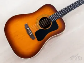 1977 Guild D-50 Bluegrass Special Vintage Acoustic Guitar w/ Case, USA Westerly