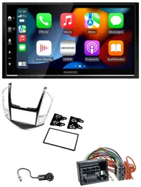 Kenwood DAB USB Bluetooth 2DIN MP3 Autoradio für Chevrolet Cruze 2011-2016