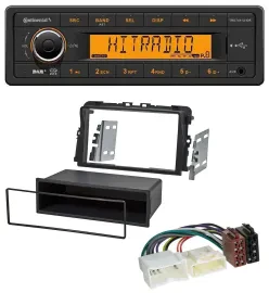 Continental 1DIN DAB MP3 AUX USB Autoradio für Opel Vivaro Combi J7 Kasten F7 11