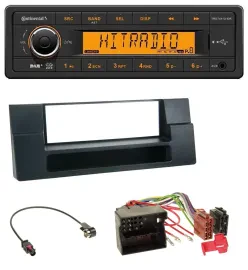 Continental 1DIN DAB MP3 AUX USB Autoradio für BMW X5 E53 5er E39 Quadlock Ablag