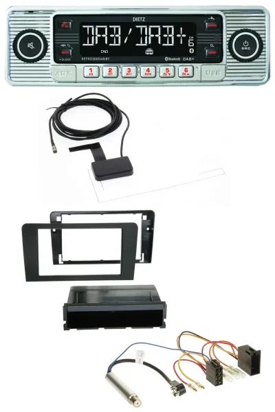 Dietz Bluetooth USB MP3 DAB Autoradio für Audi A3 (8P 03-06) Symphony ISO