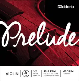 Струна для скрипки D'Addario Prelude J812 1/2M, A