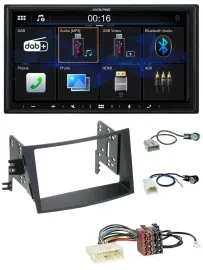 Alpine Bluetooth 2DIN MP3 DAB USB Autoradio für Subaru Legacy Outback ab 09