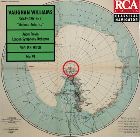 ANDRE PREVIN / LONDON SYMPHONY ORCHESTRA - Vaughn Williams: Symphony No 7 “Sinfonia Antartica” (CD)