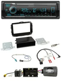 Kenwood Bluetooth Lenkrad DAB USB Autoradio für Alfa Giulietta 13-21 piano-schwa
