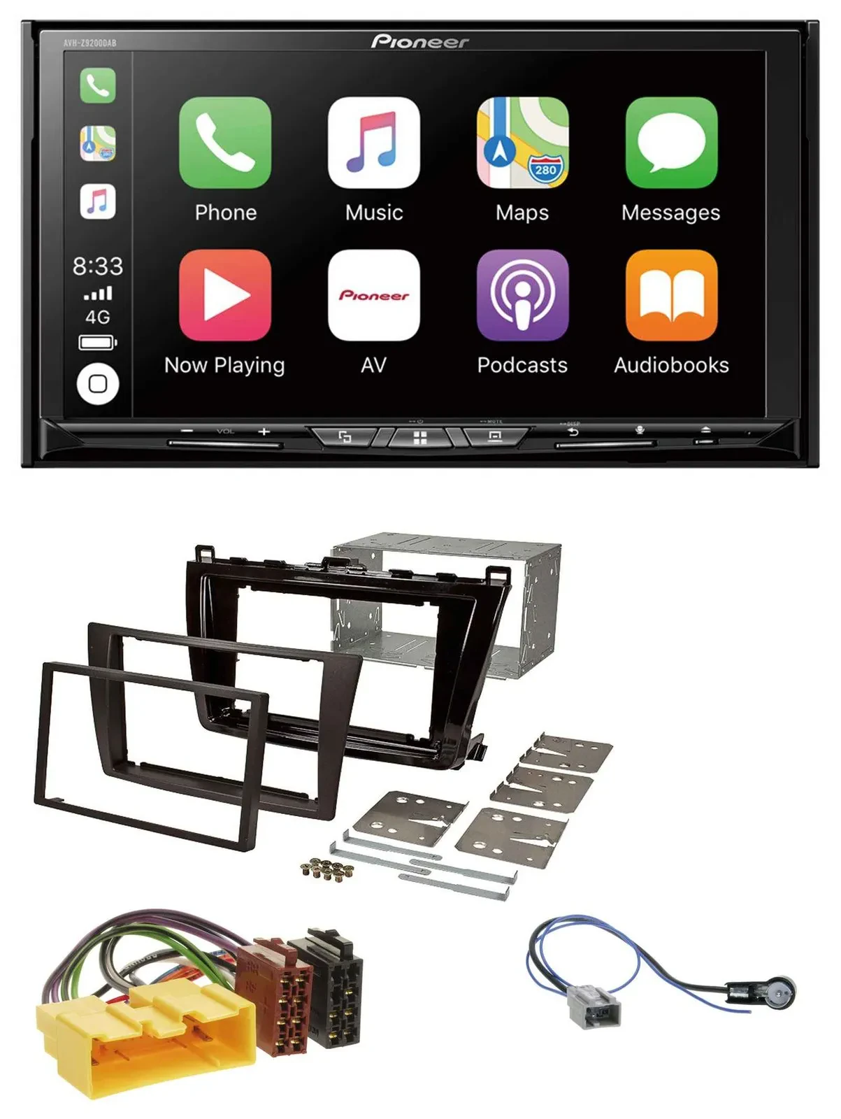 Pioneer 2DIN MP3 USB DAB DVD Bluetooth Autoradio für Mazda 6 (208-2012)