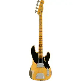 Бас-гитара Fender Custom Shop 1951 Limited Edition Precision Bass Heavy Relic Aged Nocaster Blonde
