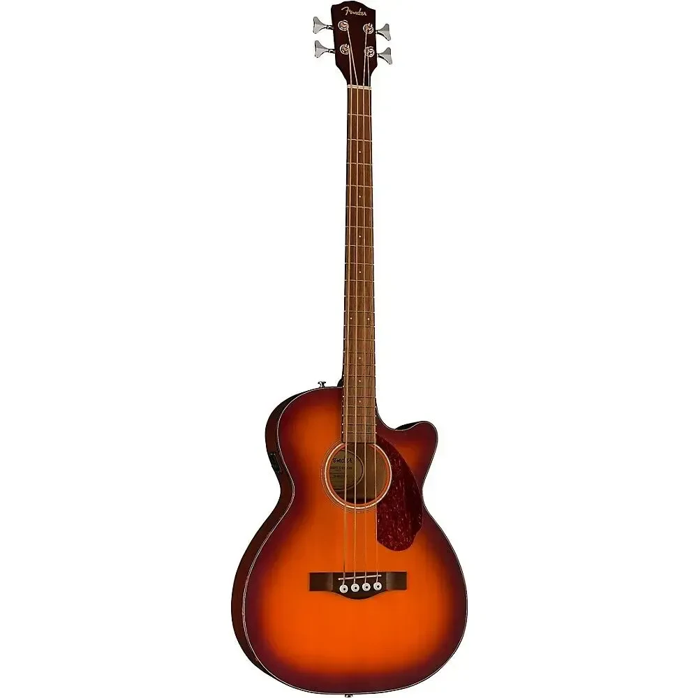 Бас-гитара акустическая Fender CB-60SCE Aged Cognac Burst