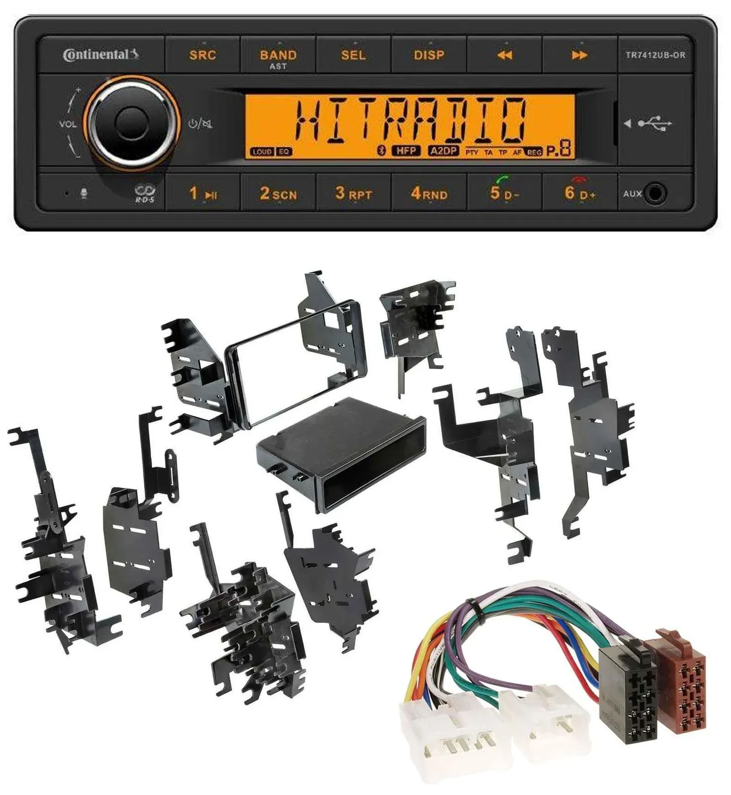 Continental MP3 Bluetooth AUX USB Autoradio für Toyota Highlander MR2 Sequoia Ya