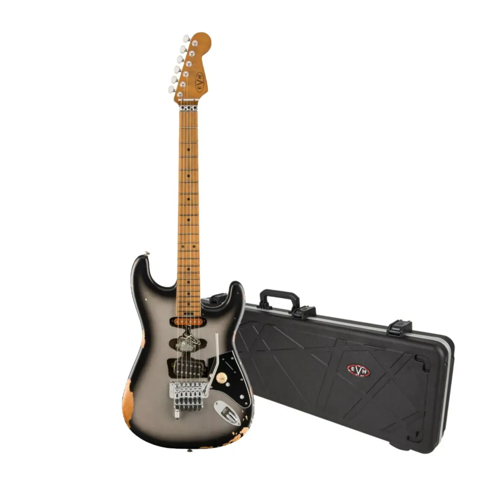 Электрогитара EVH Frankenstein Relic Series Silverburst