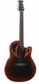 Электроакустическая гитара Ovation CE44-RRB Celebrity Elite Mid Cutaway Reversed Redburst