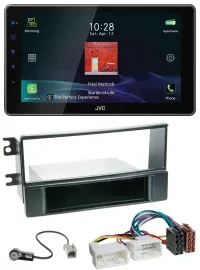 JVC DAB MP3 Bluetooth USB Autoradio für Kia Sportage II 08-10 neue Verkabelung